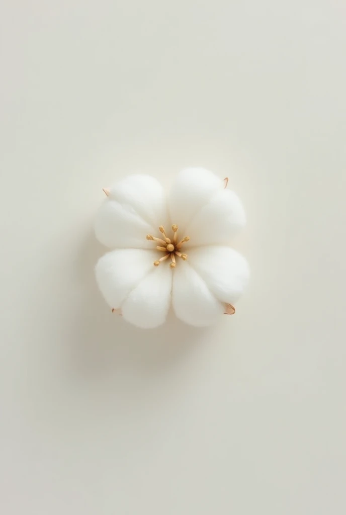 Cotton flower without anything