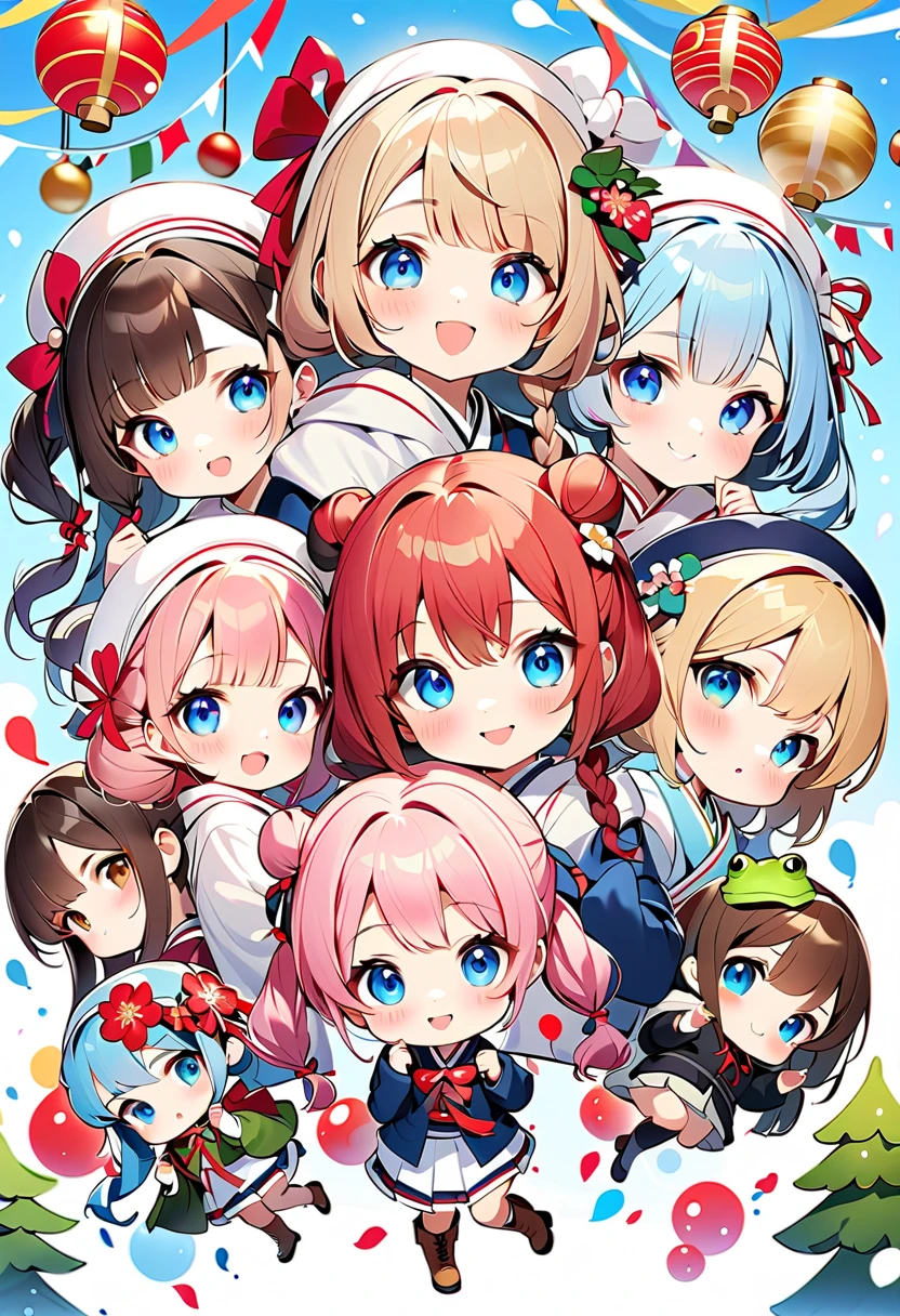 (five girls:1.2), (More than one person:1.2),( girl)、young girl、big breasts、 table top, nffsw、shader、highly detailed eyes、brown hair、long hair、silky hair、ultra-intricate pupil in eyes、highest quality、bright colors、Bust 100、Standing picture of the game、Pose that emphasizes the chest、long t-shirt(Simple design、cover the lower body、T-shirt dress)、rub your chest、vapor、panty shot、thin legs、barefoot、Chin Elkai、bare hands、stinky eyes、grinning expression、eyes half closed、open your mouth、Mr.々Position、fold your hands behind your back、Hide your hands、evil smile、Showing the soles of the feet