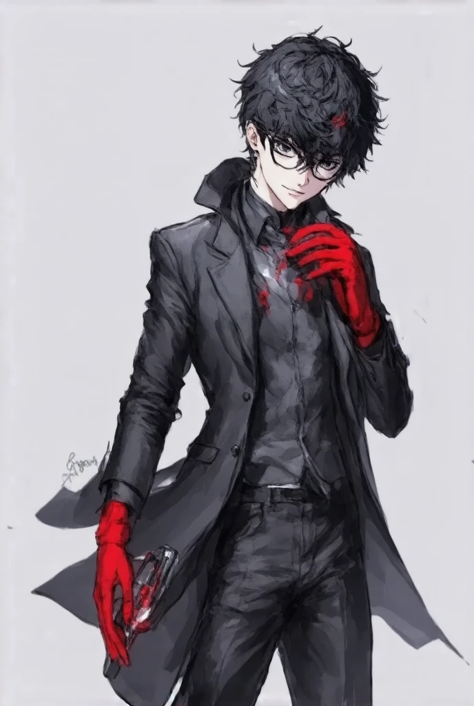 dark green hair,Eyes red,juvenile,Caucasian skin,Red eye,red necktie,Black Suit, dark basement full of chains restraining him as he kneels, smiling malevolently, boy, naughty man, shorth hair, anime style v3.0 hd dark, camera right in his face looking to the side, beefy