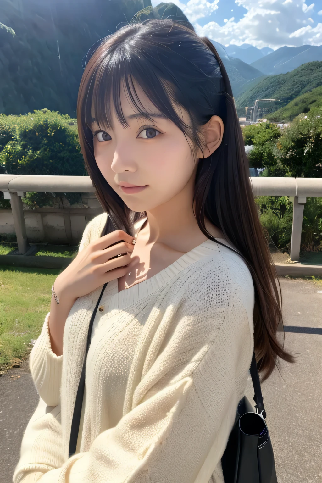 many々Wood thread,Around 30,cute,Ghibli style,An illustration,Manga style,Selfie
