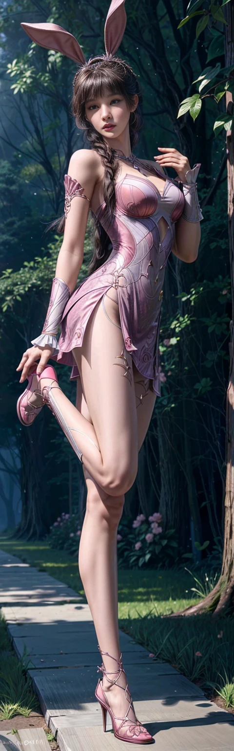 Splitting characters is prohibited,(full bodyesbian:2),(1girll:1.2),(Reveal high heels,A perfect match to the picture:1.6), (anatomy correct:1.5), (Dressed in a gorgeous Japanese print JK student dress:1.5),(The figure is at the top of the mountain|on a snowy mountain|over the sea|in the water|On the boat|Top of high-rise building|On the street|in woods|at the lakes|In front of the waterfall|in an airplane|In space|In the palace|In glass|In the sewers|In the mud|in a Petri dish:1.3), (Polished pointed toe heels:1.2), (Reflective stockings:2),(In pink|amarelo|blue colors|green color|red colour|white colors|black in color|purpleish color|greys|Beige|Flesh-colored:2),(Accurate and perfect face:1.6),(Skin reflection:1.8),(Oily glowing skin:1.5)A shallow laugh,,Strangling effect,hyper HD, Ray traching, reflective light,structurally correct, Award-Awarded, high detal, lightand shade contrast, Face lighting,cinmatic lighting, tmasterpiece, super detailing, high high quality, high detal, best qualityer, 16k