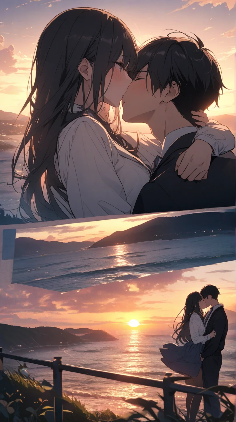Official art,masutepiece,Best Quality,High resolution,Beautiful Japan,NSFW,BREAK,((1man with 1woman,Having sex)),View from the side,doggystyle, Smile,Vaginal Sex,