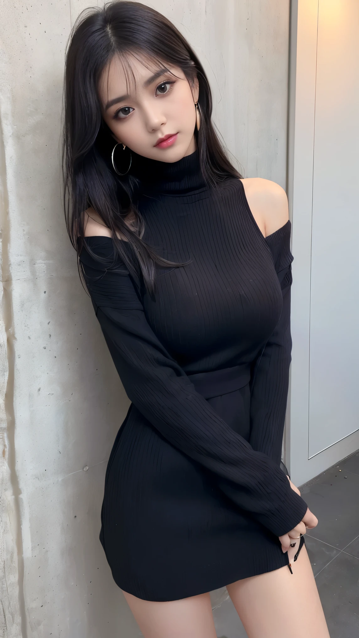 Girl with bangs