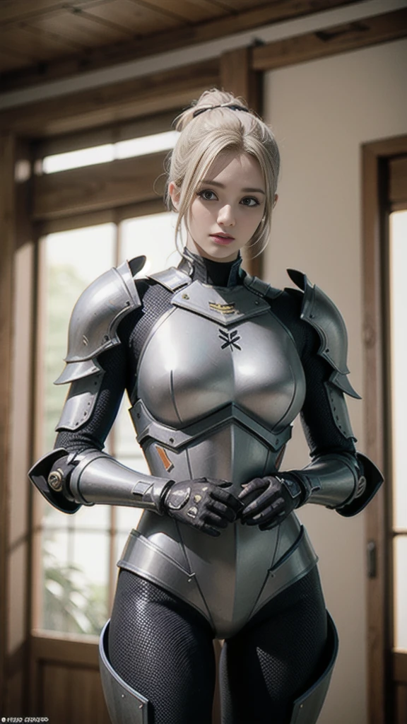 ((Unreal Engine 5)),  realistic rendering, Excellent,  Full Armor, Knight&#39;s Cloak, rudder, (Yoga Hot Pants),  look at the camera, standing on studio,  beautiful faces, compensate, CGImix, ( Photorealism :1.2),  surreal UHD faces , (A huge fake :1.4), (Big Breasts:1.1), (Muscle Abs), (Thick Ass), ( wide hips), ( thighs),  slim waist, Clockwise body shape, half body, (( growing skin that exposes genitals)), (( Shiny Skin)), Realistic body, (( She's Sexy Body )), (( clean skin)),  photorealistic, Bokeh,  motion blur, masterpiece,  high resolution, 1080P,  super detailed ,  Textured Skin