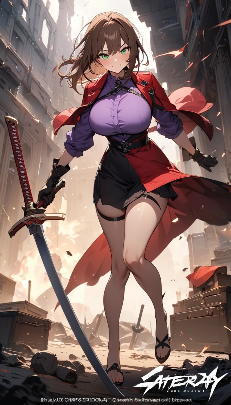 Short skirt,woman,stage,battle,karate,bystander