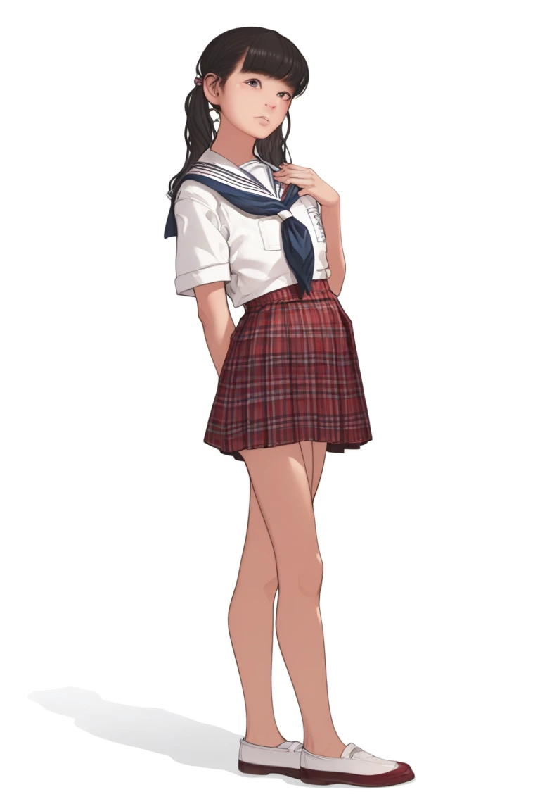 Young Face　 flat chest　Small Ass　 thin legs 　 skinny girl　 short　 School Uniform　School