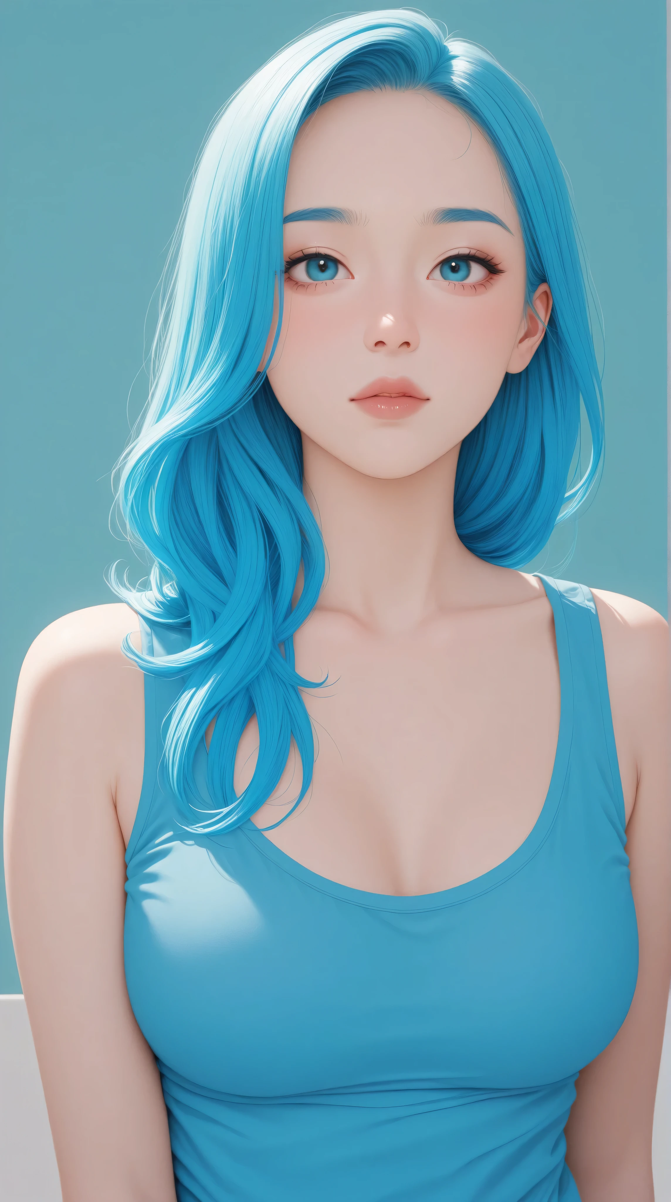 Kizi,Highly detailed, Amazing work,Vitreous luster,((clean backdrop)),In pink,(((blue colors))),green color,red colour,Best quality at best,clean backdrop。