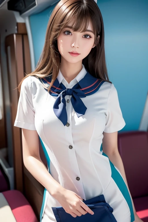 (1girl:1.3, solo), (a extremely pretty and beautiful Japanese woman), (sexy girl), (professional attire:1.3), (22 years old: 1.1), (from below:1.3), (low angle:1.3), (ground level shot:1.3), (girl on top:1.3), (arms behind back between legs:1.3), (attractive random posing:1.3), (in the queenroom:1.3), (starring at you:1.3), break, (bobble ponytail:1.3), (shiny-black thin hair:1.2), bangs, dark brown eyes, beautiful eyes, princess eyes, (big eyes:1.3), bangs, Hair between eyes, short hair:1.3, (slender:1.1), (small-medium-breasts:0.95), (thin waist: 1.15), (detailed beautiful girl: 1.4), Parted lips, Red lips, full-make-up face, (shiny skin), ((Perfect Female Body)), (Upper Body Image:1.3), Perfect Anatomy, Perfect Proportions, (most beautiful Korean actress face:1.3, extremely cute and beautiful Japanese actress face:1.3), BREAK, (View viewer, (insanely detailed collared sailor shirt:1.3), (black box-skirt:1.3), detailed clothes, BREAK, (detailed classy queenroom background:1.2), (dark background), (Studio soft lighting: 1.3), (fake lights: 1.3), (backlight: 1.3), BREAK, (Realistic, Photorealistic: 1.37), (Masterpiece, Best Quality: 1.2), (Ultra High Resolution: 1.2), (RAW Photo: 1.2), (Sharp Focus: 1.3), (Face Focus: 1.2), (Ultra Detailed CG Unified 8k Wallpaper: 1.2), (Beautiful Skin: 1.2), (pale Skin: 1.3), (Hyper Sharp Focus: 1.5), (Ultra Sharp Focus: 1.5), (Beautiful pretty face: 1.3), (super detailed background, detail background: 1.3), Ultra Realistic Photo, Hyper Sharp Image, Hyper Detail Image,