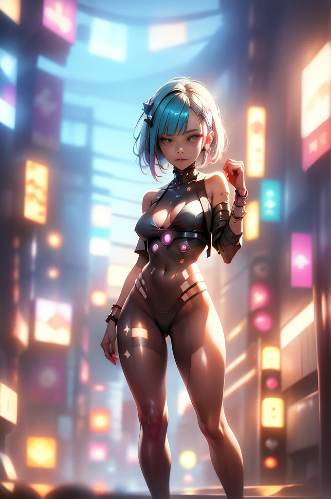 cute cartoon little loli,(((little loli,small tiny body,petite,chibi))),(((6 years old))),((extremely cute cartoon girl with liquid paint hair)),(((1 toddler:1.4))), (baby face), (round face),

(((flat chest))),(((short hair,liquid paint hair:1.1,neon purple hair|neon pink hair|neon blue hair|neon aqua hair|purple hair|fuchsia hair|fluorescent blue hair|amethyst hair|neon hair|bright pink hair :1.5,bright hair: 1.3,hair made of paint and defies gravity,thick flowing,paint splatter:1.3,shiny hair: 1.3,vibrant colored hair))),((((heterochromia:1.5,eye1 purple,eye2 pink))),intricate eyes,beautiful detailed eyes,symmetrical eyes,big eyes:1.5,((fat)),(((lustrous skin:1.5,bright skin: 1.5,skin tanned,shiny skin,very shiny skin,shiny body,plastic glitter skin,exaggerated shiny skin,illuminated skin,wet legs))),(delicate detailed fingers,detailed body,human hands),

cute,slutty,seductive,erotic,(((nsfw))),

revealing clothing,show skin,(wearing a Neon color theme clothing:1.3,micro clothes,fluorescent and neon clothing,rave fashion,micro crop top,micro skirt,visible thong straps,accessories LED),((wet clothes,intricate outfit,intricate clothes)),

(dynamic pose:1.0),solo focus,embarrassed,(centered,scale to fit dimensions,Rule of thirds),

cyberpunk city by the ocean at night, with bright neon signs and dark stormy clouds and puddles, scenery:1.25,

artistic photography,(photography taken by sldr),highres, sharp focus, (ultra detailed, extremely detailed), (photorealistic artwork:1.37),(extremely detailed CG unity 8k wallpaper),((synthwave background theme)),(((vibrant colors))),(intricate background),(masterpiece),(best quality),