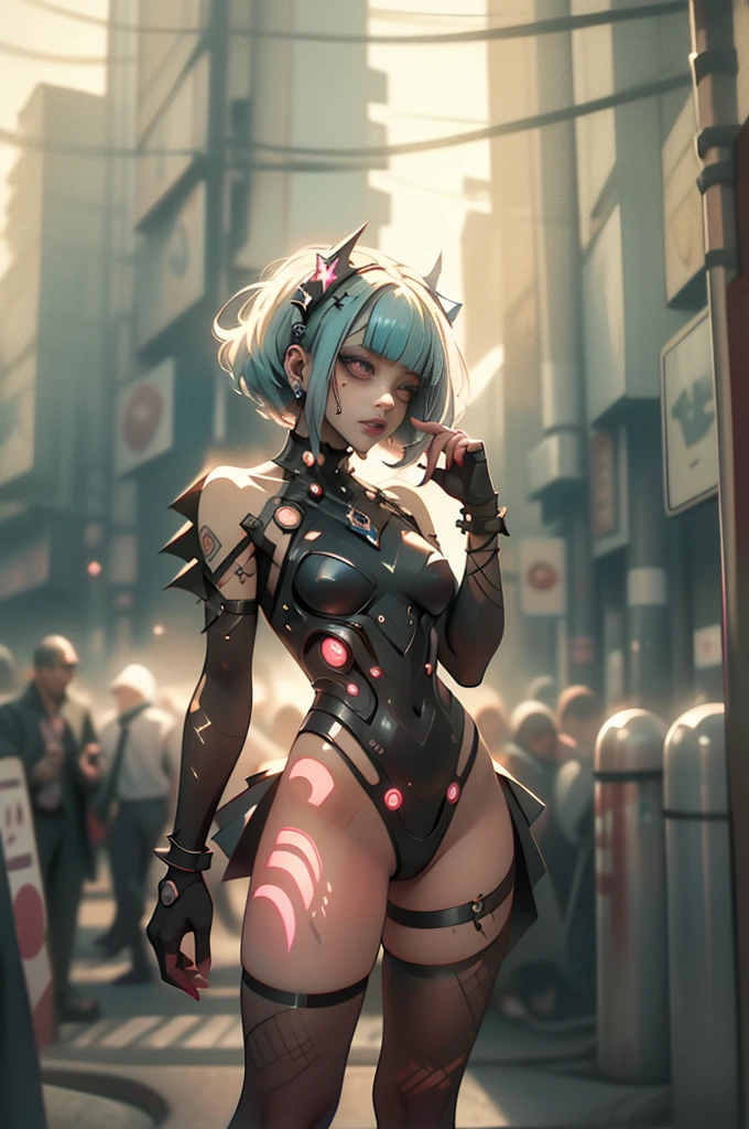 girl alien,(((1girl))),((beautiful girl alien)),

Alien Fish girl, ((blue skin:1.5)), (huge eyes:1.5), (((ear fins:1.5))), (((scaly skin:1.5))),((monster_girl)),(deep blue skin:1.5),

(turquoise hair:1.5), short hair, (((very short hair:1.5, twintails hairstyle))),

(glowing eyes, turquoise_eyes:1.0), (((black sclera:1.5))),symmetrical eyes,(large breasts:1.4),saggy breasts,((colored inner hair)),((fat)),(((shiny body,plastic glitter skin,exaggerated shiny skin,illuminated skin,wet legs))),(spider lower abdomen,narrow waist,wide hip,athletic body,inflated legs,detailed body,(detailed face)),

cute,slutty,seductive,erotic,((nsfw)),

zettai ryouiki,revealing clothing,show skin,((rave bikini,((neon pink  color rave mini-skirt)),visible thong straps)),((underpants strap)),(wearing a rave dancing outfit:1.3,rave dancing clothes,semi-naked,with little clothing),(((pink clothes))),((wet clothes,intricate outfit,intricate clothes)),

(dynamic pose:1.0),solo focus,embarrassed,(centered,scale to fit dimensions,Rule of thirds),

cyberpunk city by the ocean at night, with bright neon signs and dark stormy clouds and puddles, scenery:1.25,nighttime, starry night, cosmos,Very dark night that makes the neon lights stand out, very bright neon lights,

artistic photography,(photography taken by sldr),highres, sharp focus,(ultra detailed, extremely detailed), (photorealistic artwork:1.37),(extremely detailed CG unity 8k wallpaper),((synthwave background theme)),(((vibrant colors))),intricate,(intricate background),(masterpiece),(best quality),perfect rendered face,perfect face details,realistic face,photo realistic,analog style,((intricate detail)),(((realism))),