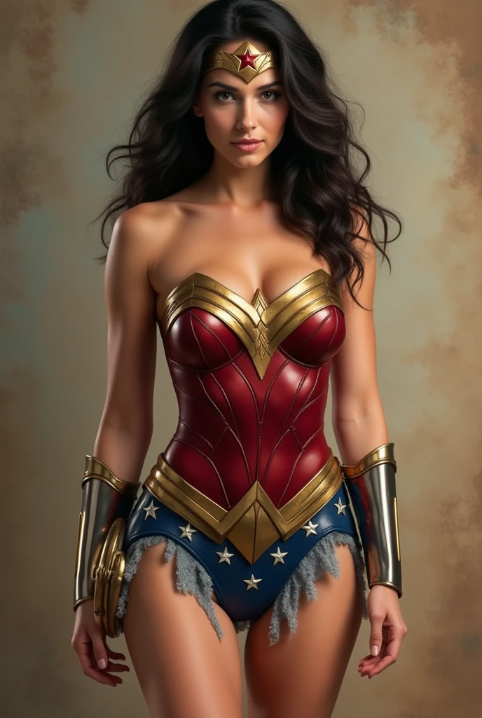 A photograph of BRITNEY SPEARA dressed in an epic Wonder Woman cosplay, cuerpo completo, Cara perfecta, cuerpo perfecto, sexy, Perfect booty, volumetric illumination, luces suaves, 8k, HDR, (kinematics), (hiperrealista); (IDH); realistic illumination, volumetric illumination, realistic illumination, 8k maximalist photo resolution, intrincadamente detallada, compleja, elegante, expansiva, fantastical), alta calidad (foto RAW, mejor calidad), labios de Hollywood, wide jaw line, labios anchos, nariz estrecha y hermosa