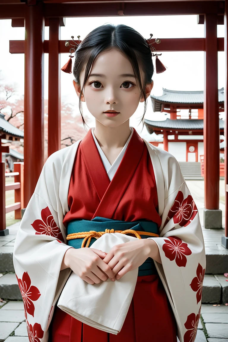 girl Japanese kimono Realistic Skin