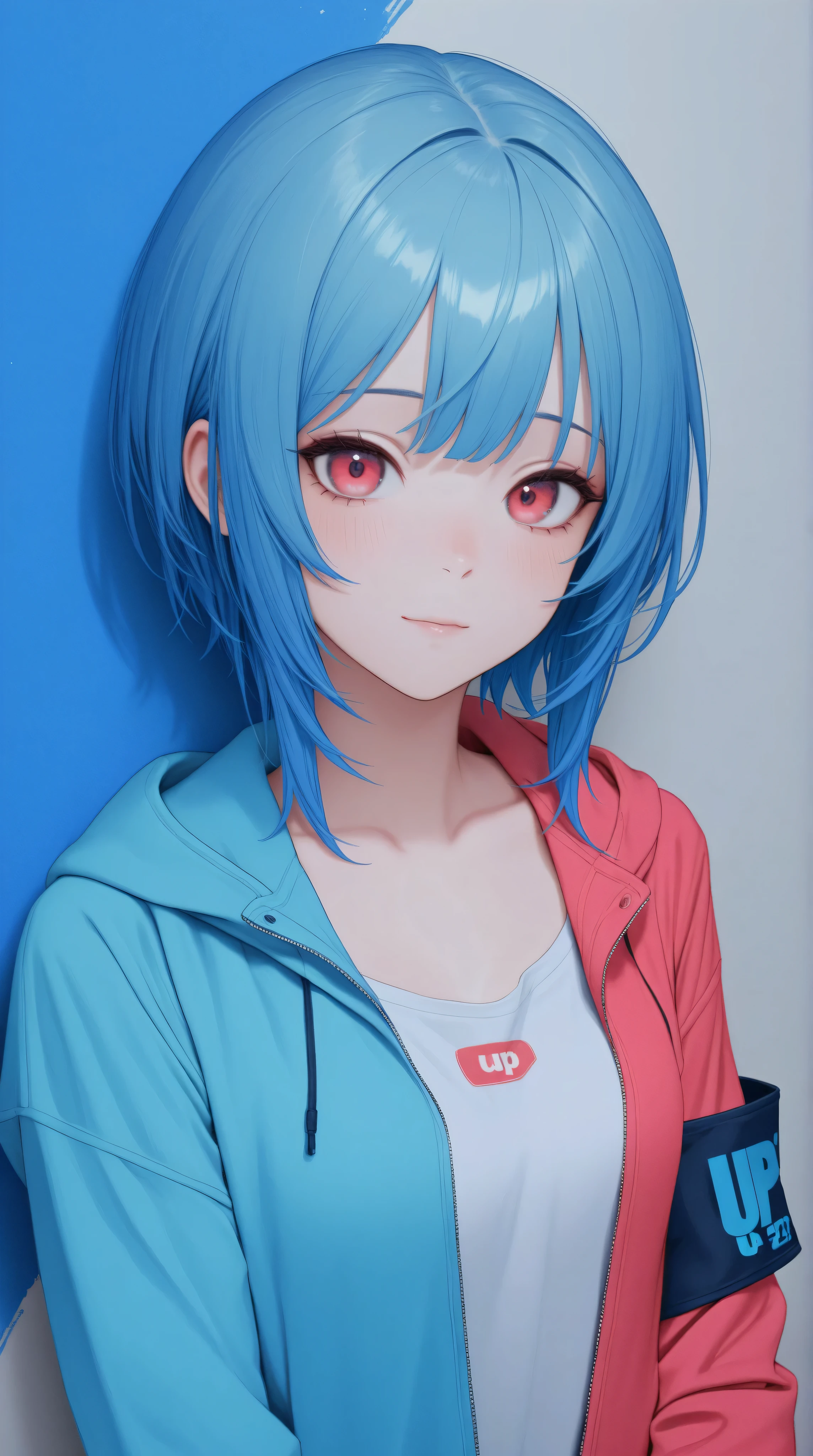 Kizi,Highly detailed, Amazing work,Vitreous luster,((clean backdrop)),In pink,(((blue colors))),green color,red colour,Best quality at best,clean backdrop。