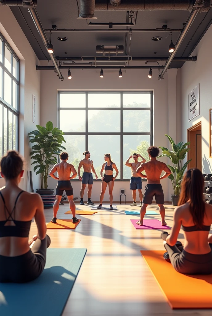 Generate a background for a gym website