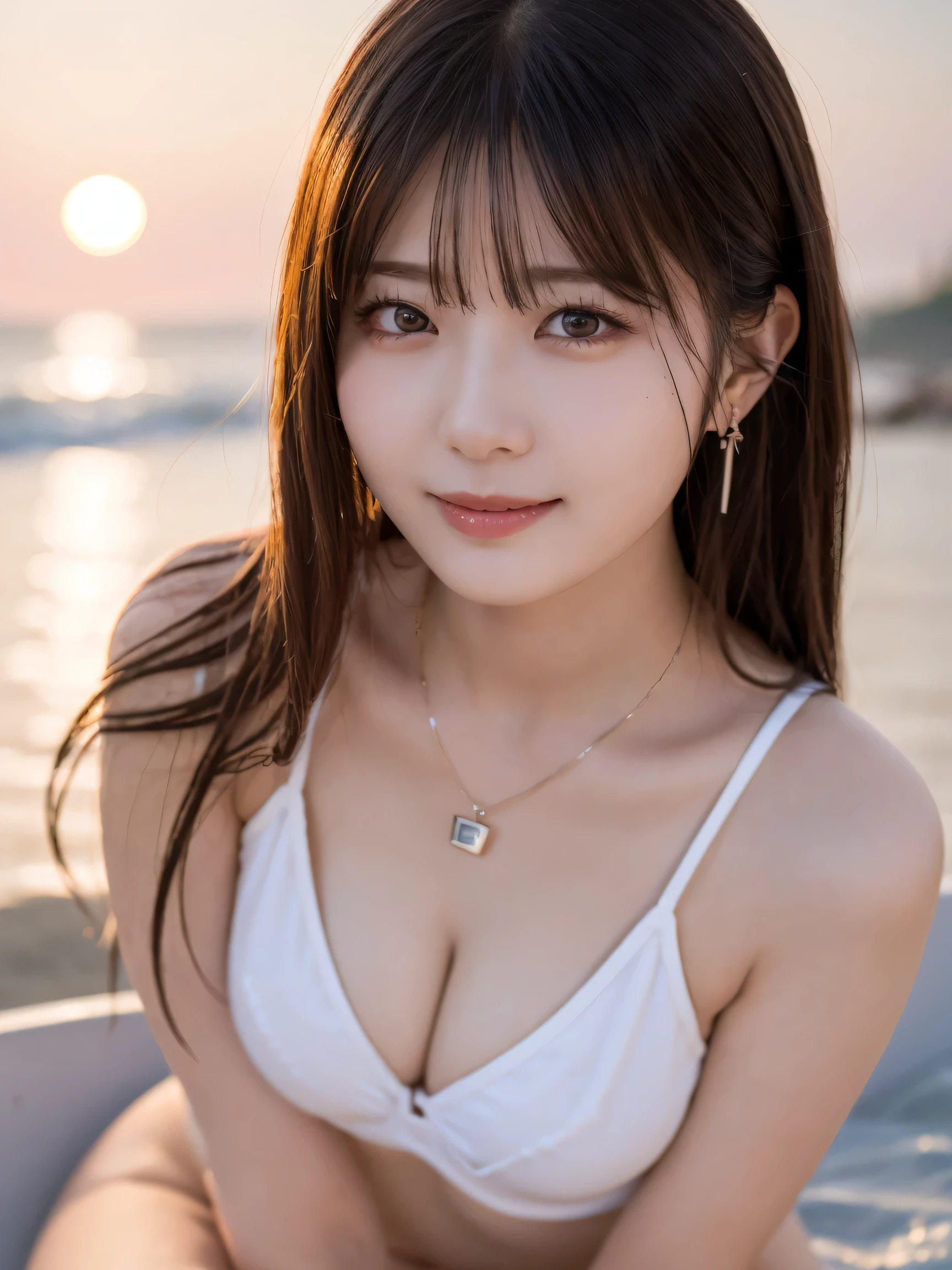 masterpiece, top quality , illustration, ultra detail, detailed depiction , high res, 8k wallpaper, perfect dynamic configuration with Stratocaster, beautiful detailed eyes , Beach , sea、 old man with sexy face , Expressions Full of Joy at Its Peak , Faces at peak sexual arousal ,Faces that express women's emotions , white underwear、 long hair、 half up、 necklace、 earrings for women with first name、200mm, F2.8, drinking heavy water 、Pull your chin 、 look down、 look down、( semen:1.3)、 bust up、 sexy pose、Bokeh ball、night、 full moon、sex、Two people