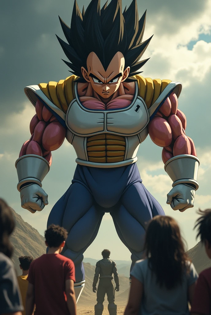 oozaru, bvegeta, yellow fur, long muzzle, gorilla, fauxhawk, prick ears, red eyes, glowing eyes, no pupils, no sclera, teeth, fangs, purple tongue, broad shoulders, frown, long muzzle, punch, impact, powerful, destruction, turn around, presenting butt, looking back at it, debris, thick arms, thick thighs, monkey tail, macro, sunny day, gloves:1.5, light purple face, chest armor:1.3, shoulder armor, nude, massive flaccid cock, massive balls, fist, city destruction, full portrait, standing, abs, arm at side, (best quality,4k,8k,highres,masterpiece:1.2),ultra-detailed,(realistic,photorealistic,photo-realistic:1.37),vivid colors,studio lighting,highly detailed