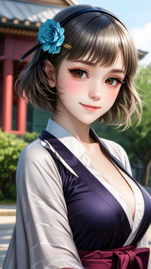 (((Highly detailed CG Unity 8K wallpaper))),(((masterpiece))), (((highest quality))), (((Super detailed))), (((best illustrations))),(((ultra high resolution)))、(best shadow), (perfect background)、(2 Japanese women)、cowboy shot、(((smile)))、(((perfect face)))、(((perfect breasts)))、(((perfect body)))、((huge huge breasts))、(((short hair)))、(((black hair)))、(((white shirt)))、(((red ribbon)))