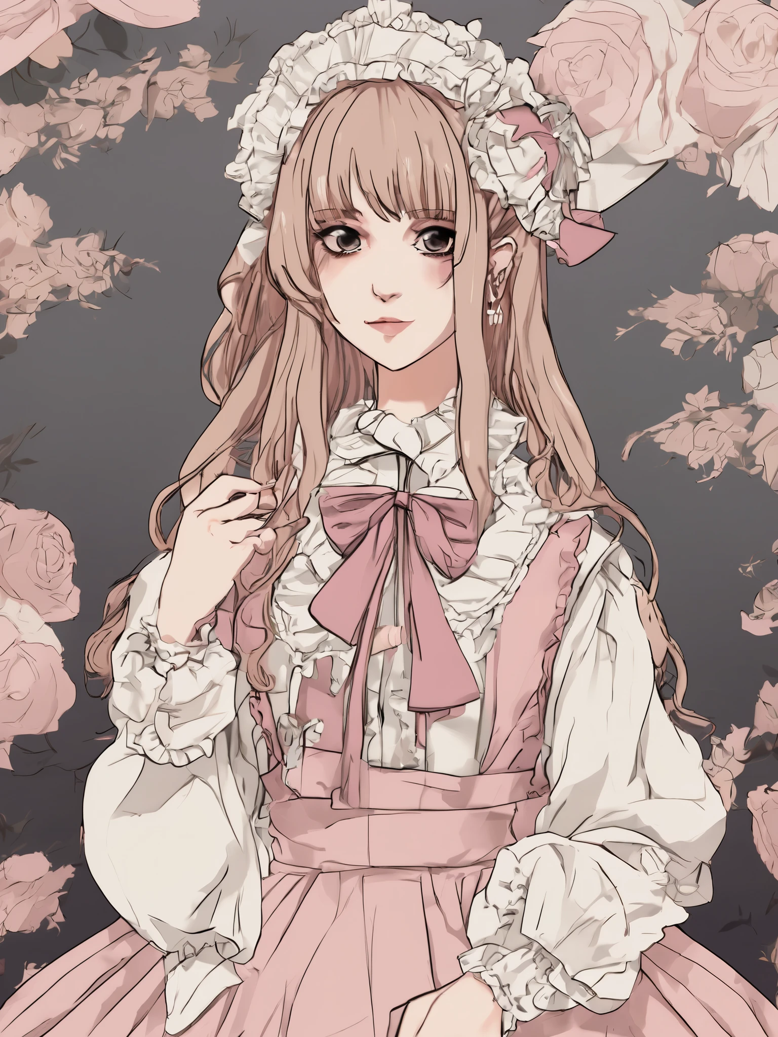 Female characters with lolita fashion style