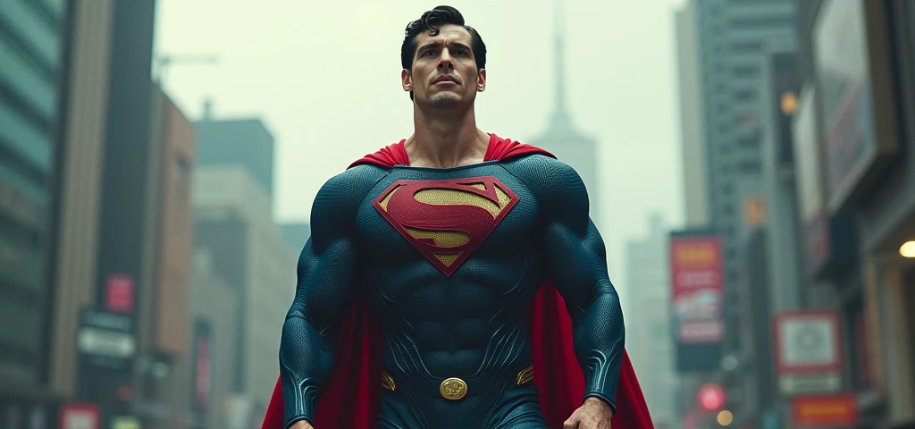 Changer le visage de superman par ce visage