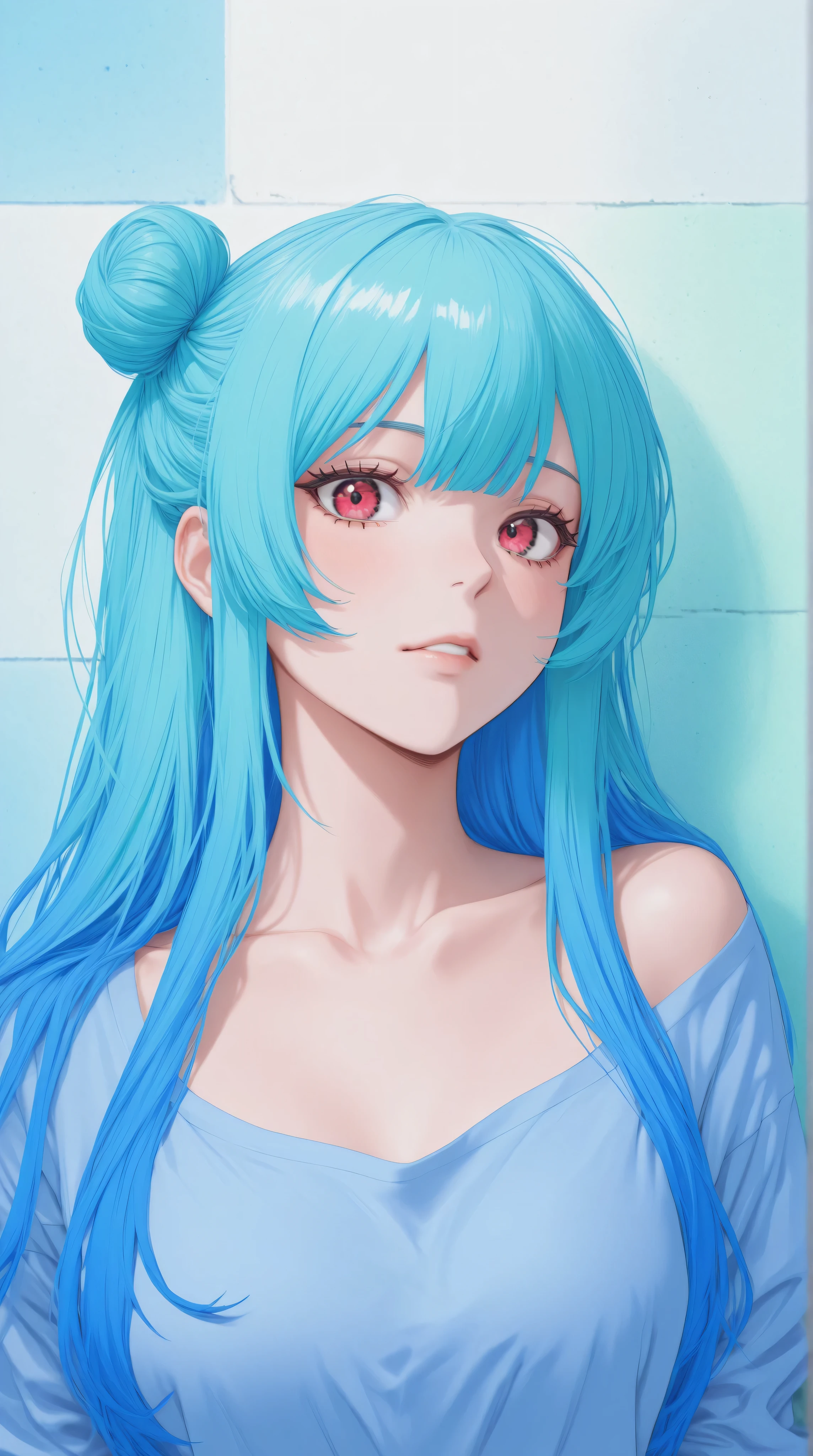 Kizi,Highly detailed, Amazing work,Vitreous luster,((clean backdrop)),In pink,(((blue colors))),green color,red colour,Best quality at best,clean backdrop。