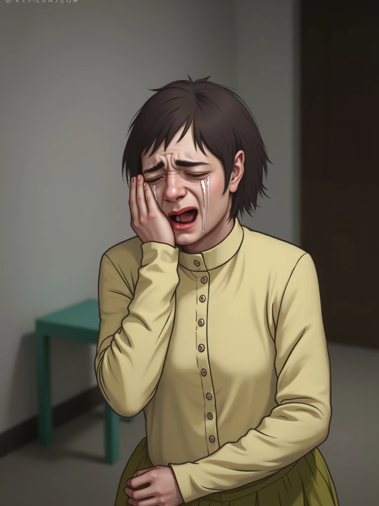 Crying - SeaArt AI