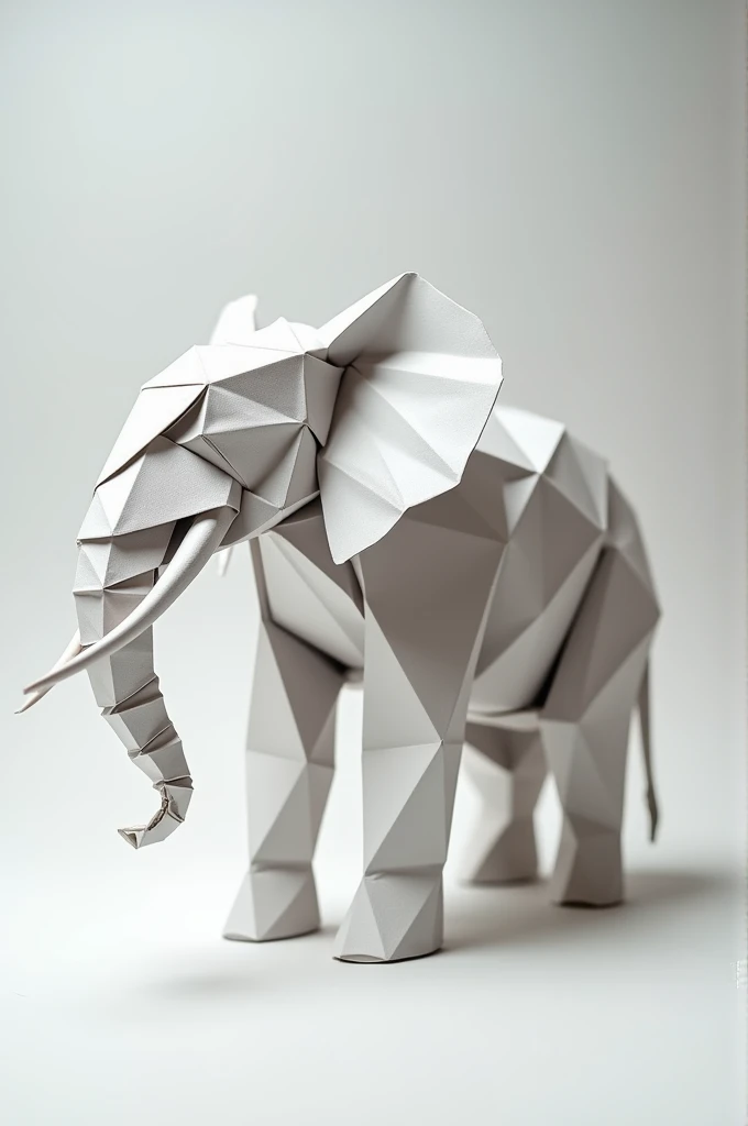 Generate origami elephant 