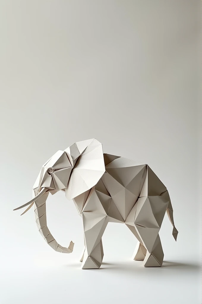 Generate origami elephant 