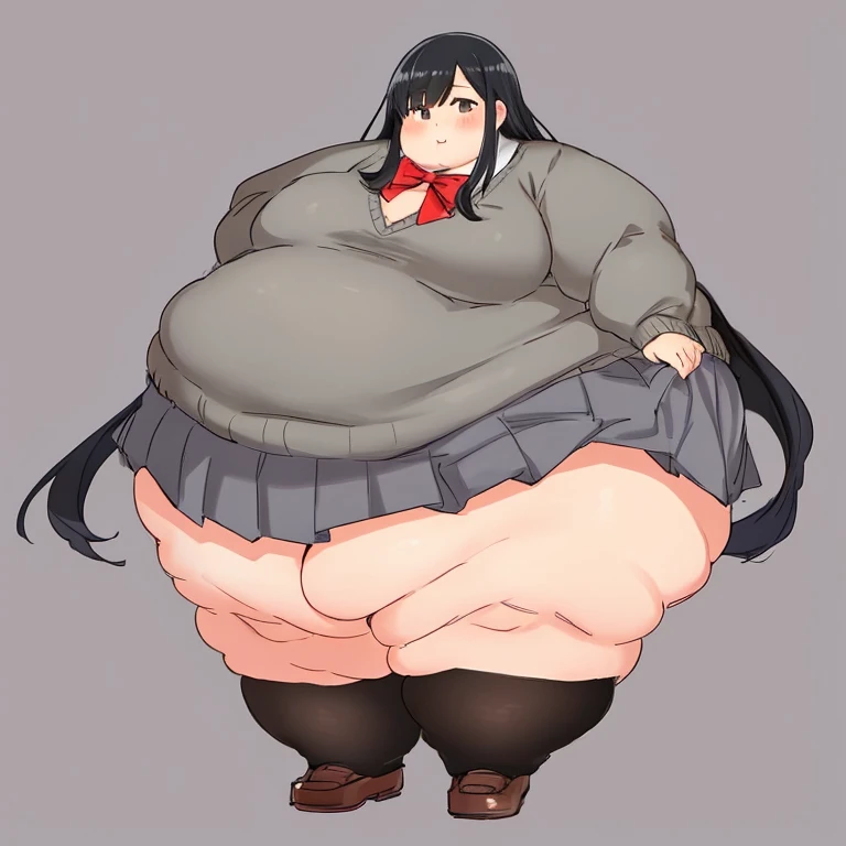 (Full body:1.5)Hu Tao, default clothing, (morbidly obese:1.1, Lustful Stare, Tongue Out, Open Mouth With Drooling, Parted Lips, Heavy Breath, Body Blush,, ,japan style bedroom, HuTaoV4, 1girl, solo, flower, shoes, shorts, socks, black footwear,short shorts, black headwear, gradient hair, white socks, hat flower, Round face, double chin, fat chin, fat cheeks, fat neck, round face, SSBBW, flabby arms, round face, double chin, fat double chin, big double chin, fat neck, chubby cheeks, fat thighs, fat calves, morbidly obese, flabby , giant , large belly, obese, fat face, belly, double chin, obesity, flabby breasts, fat arms and legs, fat everything,