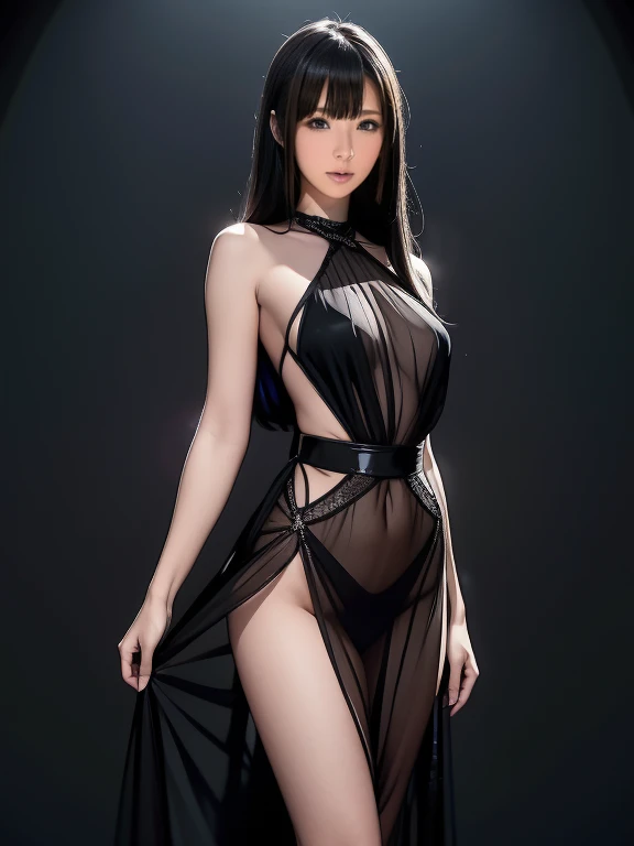 8K quality、High definition、Particles of light(0.5)、High definitionの瞳、Sexy Dancer、slender、Ripe body、Soft Breasts、Black sheer fabric dress、Red lipstick、Dancing at the Royal Palace、Raise your arms and shake your hips
