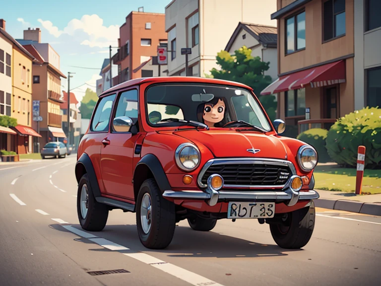    octane rendering、(   super detailed  : 1.2)、(Soft light、  sharp: 1.2)、、countryside、 old red Japanese modified mini car，Front spoiler，Rear wing，  over fender，Sports Muffler， very pretty Japanese floral kimono ，Pretty obi ， hair ornament， cute young girl ，Car in the passenger seat ， dynamic driving experience ，street，   urban lifestyle   ，Fast and Agile, Agile handling，Do a four-wheel drift， sneakers， naked under a jacket on a table  ，     anatomically accurate，Laughter， dazzling light ，It will happen:1.2， Tamiya box art:1.2， Tamiya box art，