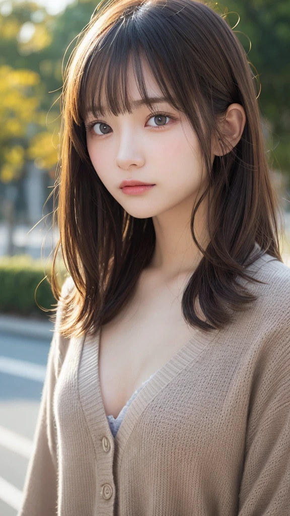 (1 nogizaka girl,raw photo,photo realistic:1.5),(best quality, high quality,HDR, highest quality,ultra high resolution,high resolution,high res,ultra high difinition,huge file size,8K,2K wallpaper,8K wallpaper,high quality texture,amazing,an extremely delicate:1.4),one girl, Japanese famous idol,beautiful face,small face,absurd,ridiculous,incredibly ridiculous,portrait,breasts close up,blurry background,(hoodie,cleavage,no makeup:1.2),medium skin,beautiful skin,detailed skin,small head,black hair,silky hair,(Japanese eyes:1.3),detailed eyes,black eyes,Japanese idol eyes,Japanese nose,5-fingers,(eyebrow:-0.5),(Light Particles, Lens Flare, Luminous Particles: 0.7),looking at viewer,bright lighting,professional lighting,girl