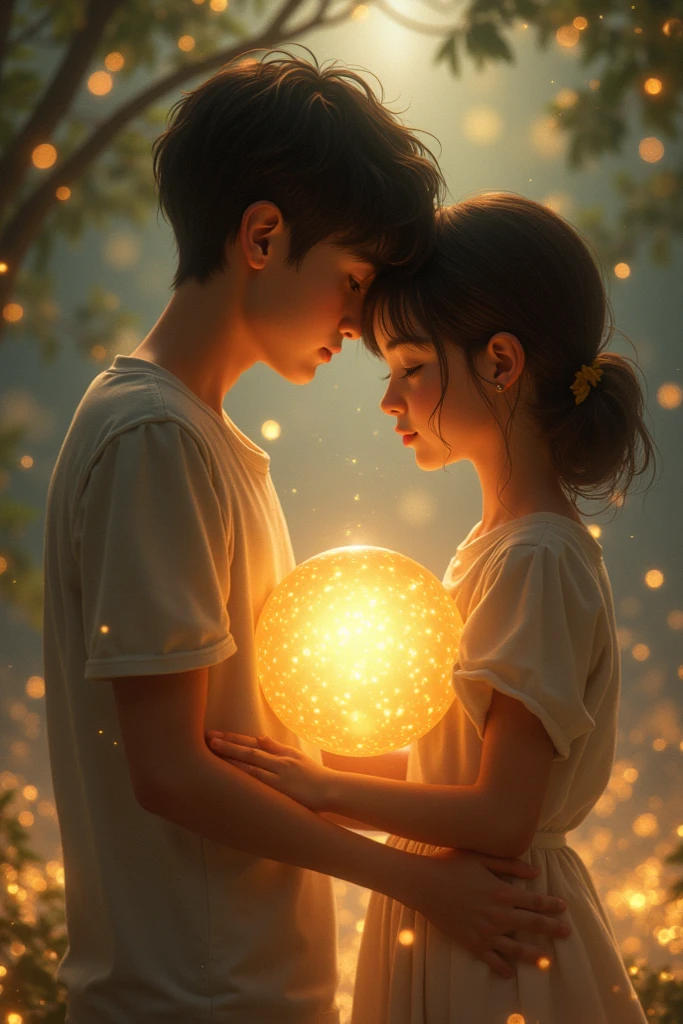 16 year old American boy and his 14 year old sister 
His sister heart is Full of Light 