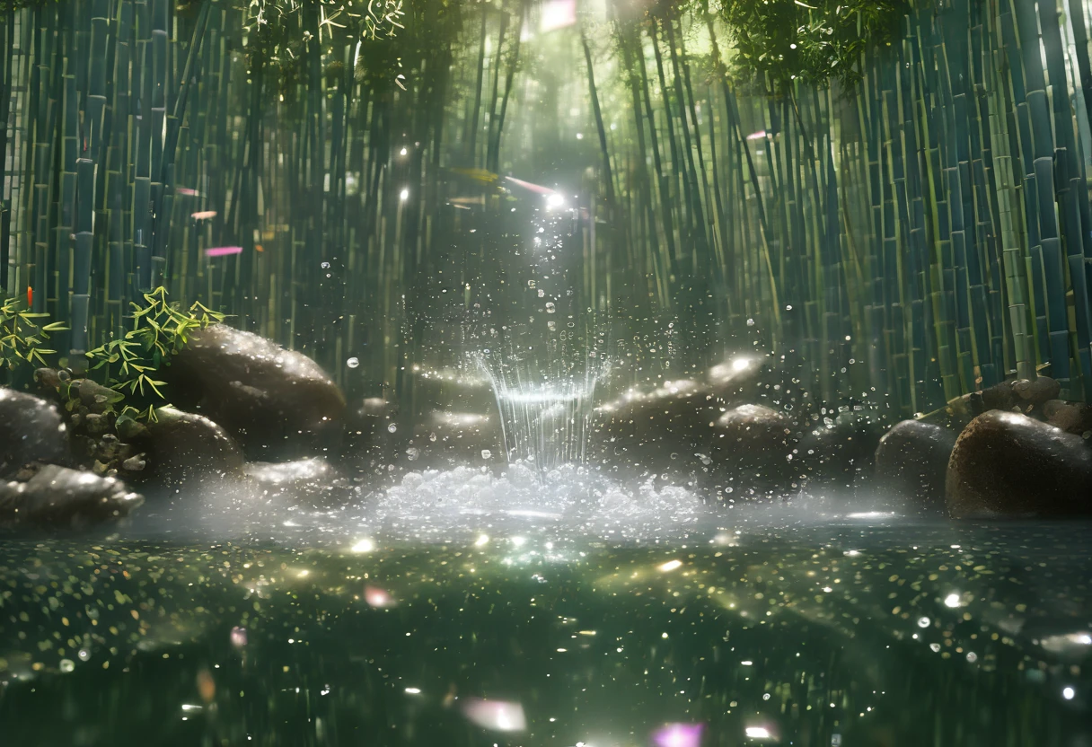 infinity render texture, (inside bamboo forest: 2), trees, cloud, cherry blossom, day, fantasy, landscape, no_humans, outdoors, scenery, sky, ultra realistic, photorealistic, (reflection), (ray tracking), (unreal engine), (Japanese: 2), top view, high elevation, photorealistic, 8k, unreal engine, super great 3d render, 3d, 3d ray tracking, super high quality, no_water, no_lake, no_pond, no_sea, forest close up, bamboo close up, many bamboo, (asian: 2), cloud, cherry blossom, day, fantasy, fish, lake, landscape, high snowy mountain, no_humans, ocean, outdoors, river, scenery, sky, splashing, water, watercraft, waterfall, waves, ultra realistic, photorealistic, sea, ocean, (reflection), (ray tracking), (unreal engine), (Japanese), top view, high elevation, (water reflection), (clear water), photorealistic, 8k, unreal engine, super great 3d render, 3d, 3d ray tracking, liquid, super high quality, (super close look at water)