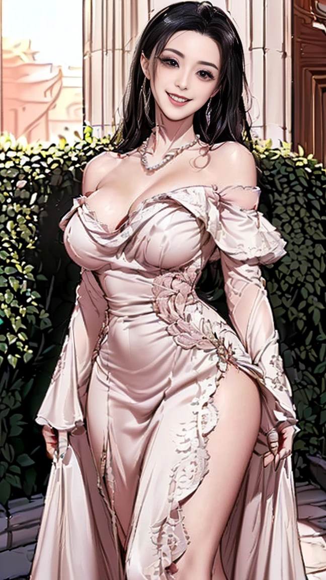 "She is a stunning and enchanting (((naniwaifu))).(17 years), ((very big breast)), very slim waist , transparent clothes