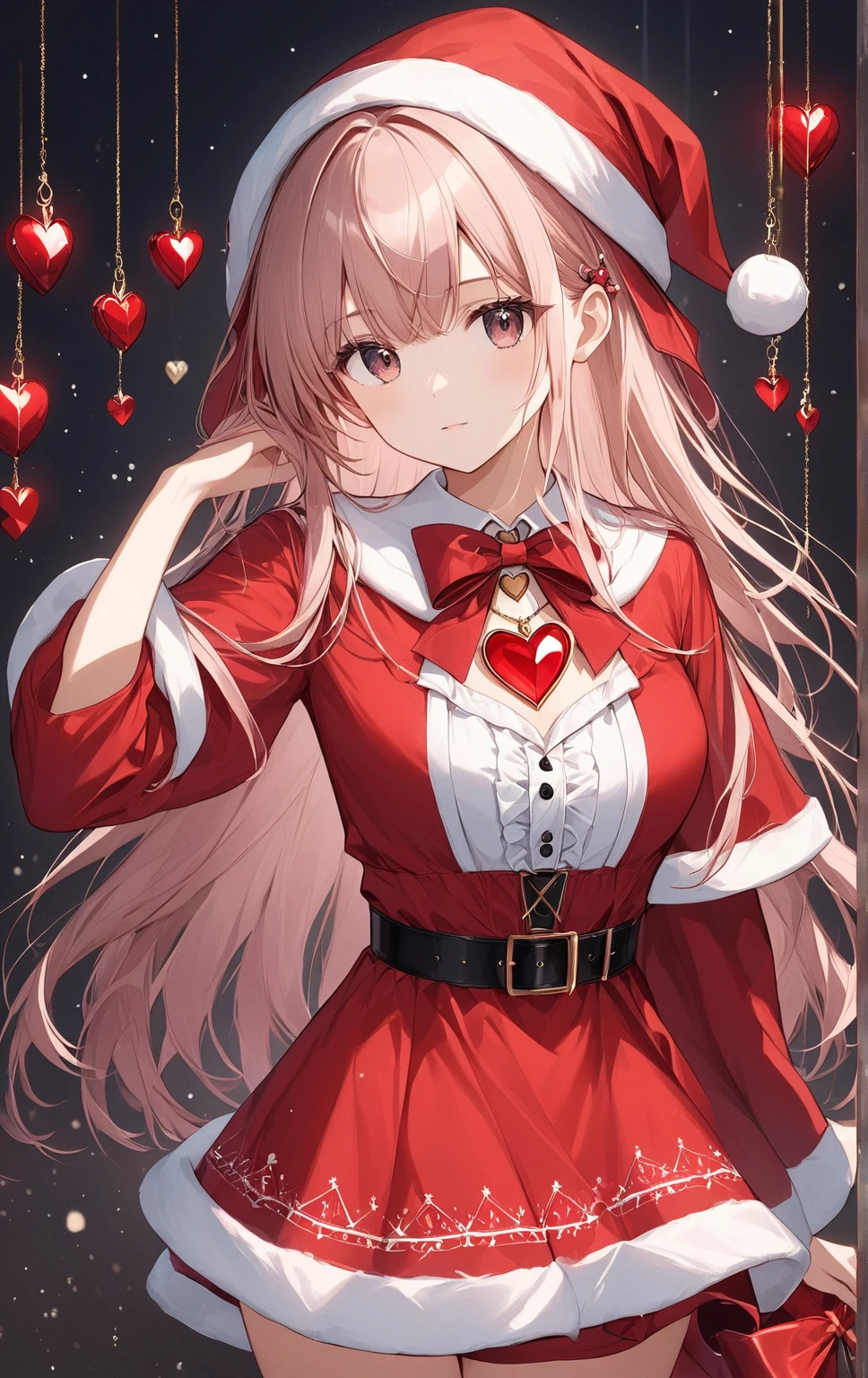  I can't even call her name in her Santa Claus costume   　     I was staring intently at her captured heart
I have to say I don't like it　 First love
pendulum heart      