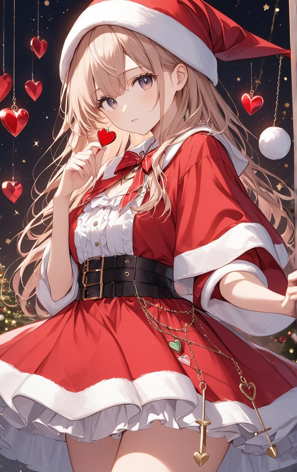  I can't even call her name in her Santa Claus costume   　     I was staring intently at her captured heart
I have to say I don't like it　 First love
pendulum heart      