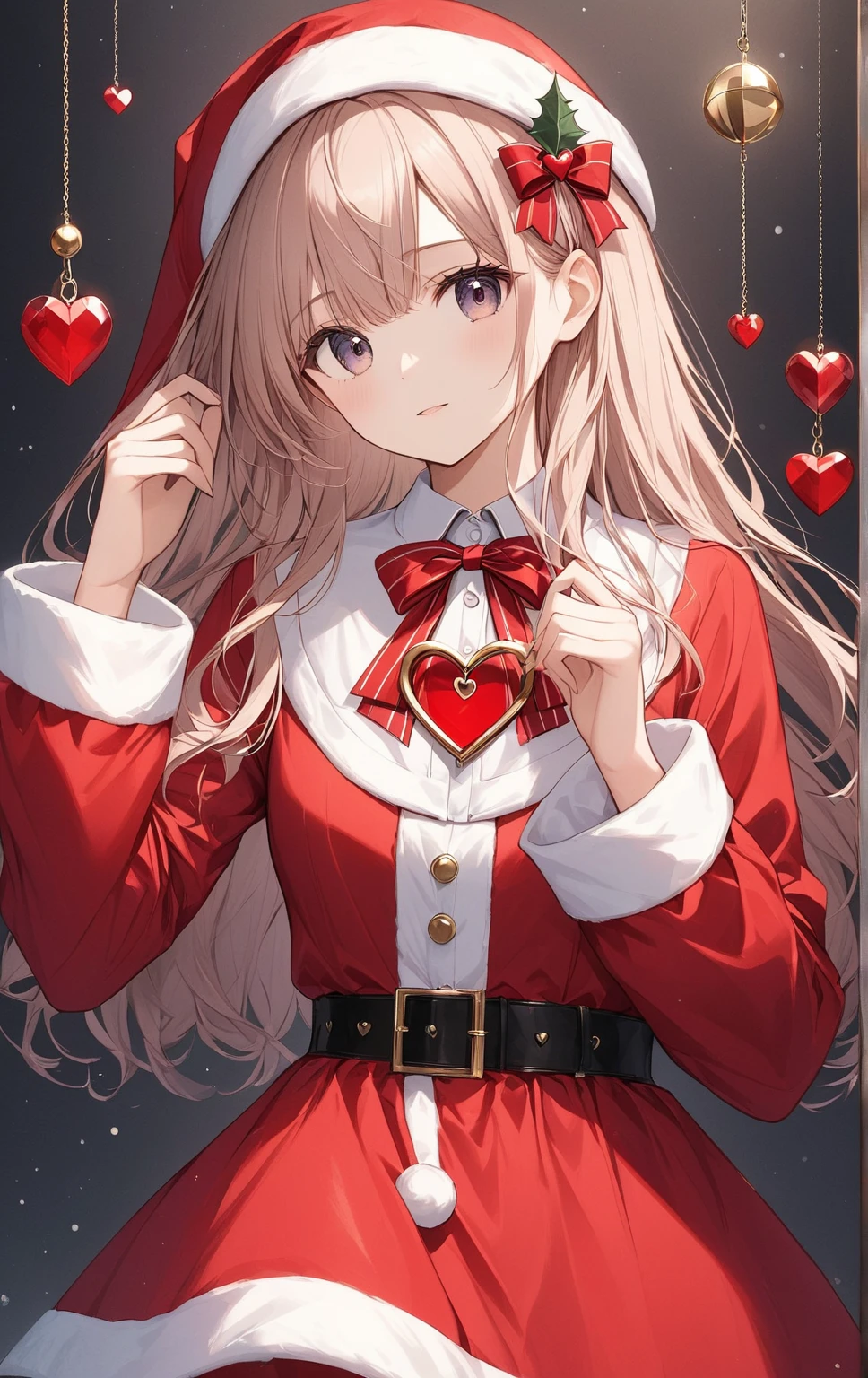  I can't even call her name in her Santa Claus costume   　     I was staring intently at her captured heart
I have to say I don't like it　 First love
pendulum heart      