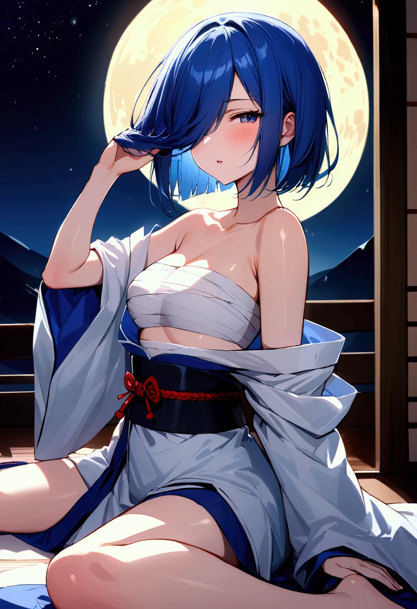 Undressing、Acme Face、Random pose、Black Hair、nsfw、yukata、yukata、 hair over one eye, blue hair, short hair,、Summer festival、night、、 hair over one eye, blue hair, short hair,、show off breasts、nose blush、1 boy、bitch、POV shooter、blush、Embarrassed look、saliva、1 boy、POV shooter、Chest grab、Small breasts、手でhide、skill、、hide、、blush、、Embarrassed look、、blush、、Perfect hands、Fine hand、、Good hands、Summer festival、night、 hair over one eye, blue hair, short hair, panties, , standing, Good