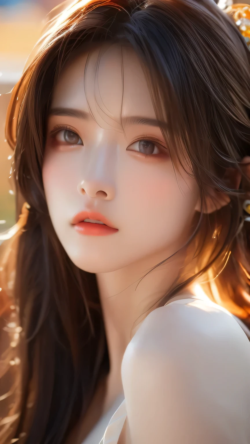 original photo, best quality),(Realistic,Photo Realistic:1.3), best quality, Very detailed,masterpiece,超Level of detail ,illustration, 1 girl,domina_ body, Big Breasts , dynamic angle, World Masters Theater,Messy_Long_hair, best quality, Extremely Detailed CG Uniform 8k Wallpaper ,, are amazing,Light,lens_Flare, Dunhuang _style,Real Humans, Very detailed facial and skin texture , Exquisite eyes, Surrealism , ultra-realistic photo, Very detailed CG unified 8k wallpaper,(masterpiece),( best quality),( Super Detailed ),( ultra-realistic photo),( Highly Detailed Photos :1.36),Face domina has Light, 灯Light,illustration, Very detailed,Level of detail , High Resolution , Very detailed, best quality, masterpiece