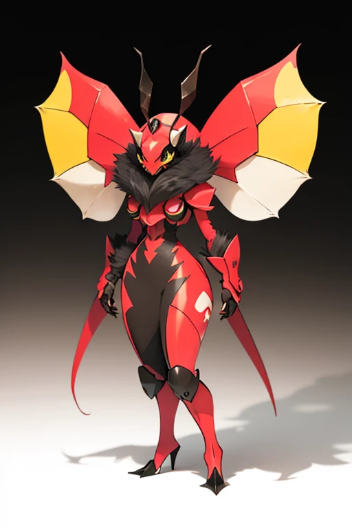 sexrobot, full body, mechanical dragon tail, camel toe, standing