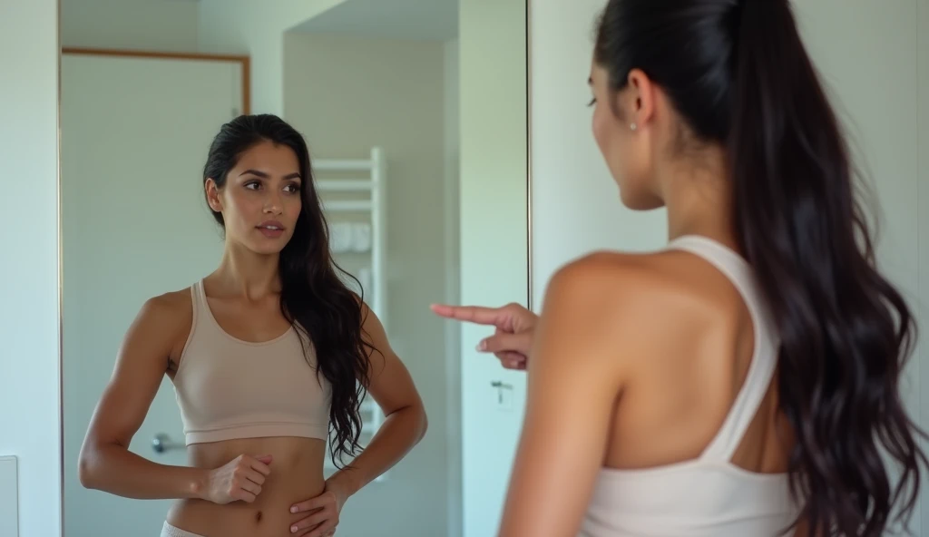 How do you like the idea of drawing a person looking in a mirror?, but instead of reflecting his physical appearance, the reflection symbolically shows your soul and inner emotions?