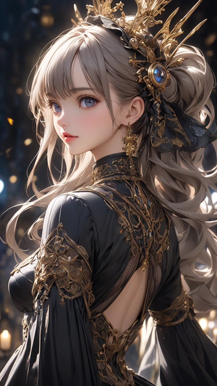 ((sfw: 1.4)),((detailed face, professional photography)), ((sfw, idol costume, idol uniform, on stage, 1 Girl, flat chest)), Ultra High Resolution, (Realistic: 1.4), RAW Photo, Best Quality, (Photorealistic Stick), Focus, Soft Light, ((15 years old)), ((Japanese)), (( (young face))), (surface), (depth of field), masterpiece, (realistic), woman, bangs, ((1 girl))