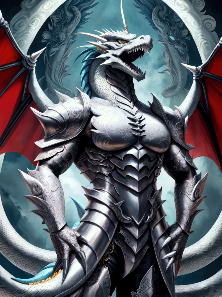 hyper detailed masterpiece, dynamic, awesome quality,ivorygold male dragon human form, immense power, wisdom, and connection to fire, draconic features,scales, wings, wise, ancient being, knowledge, fantasy, fantasy, fairytale<lora:IvoryGold:1>