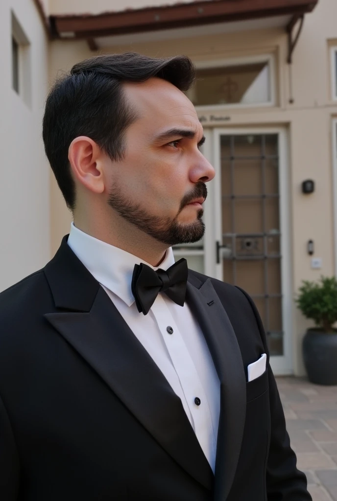 Close-up, (((Modern and elegant dress handsome strong man))(, Modern Hairstyle ,  ( The  Best quality , 4k, 8K, hyperrealistic, High resolution,  intricate details, masterpiece: 1.2, natural lighting) 