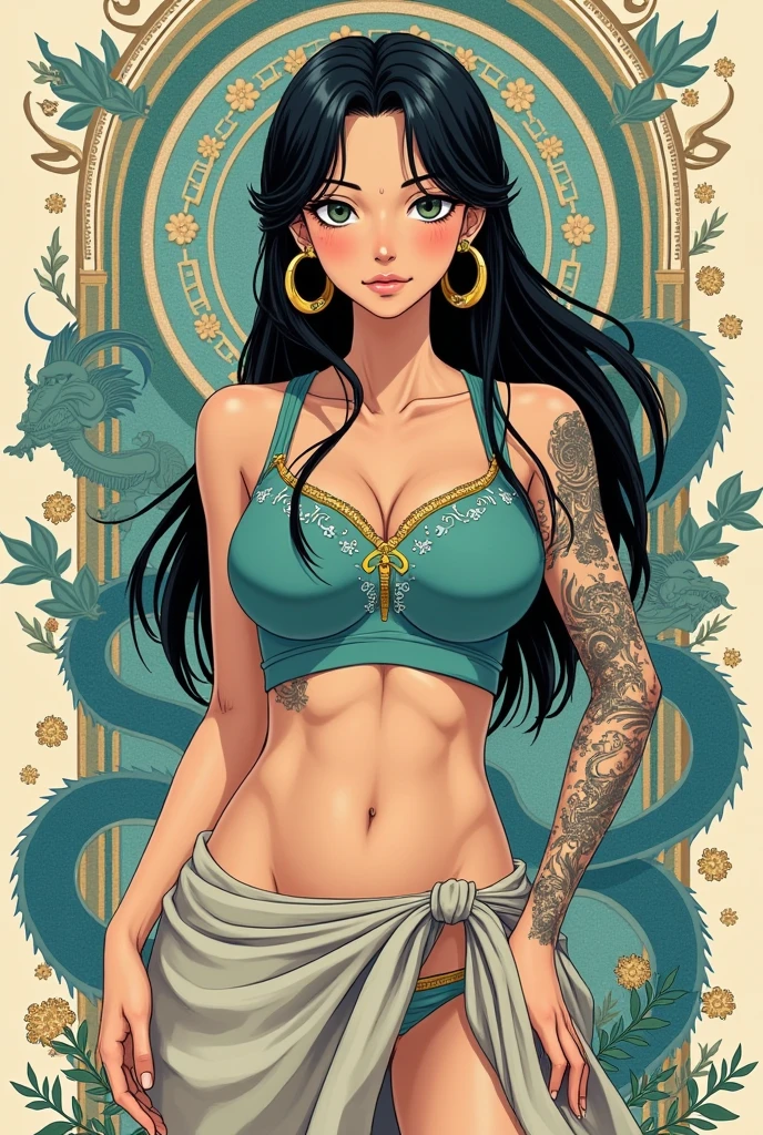 flat vector logo of a sexy voluptuous valkyrie.