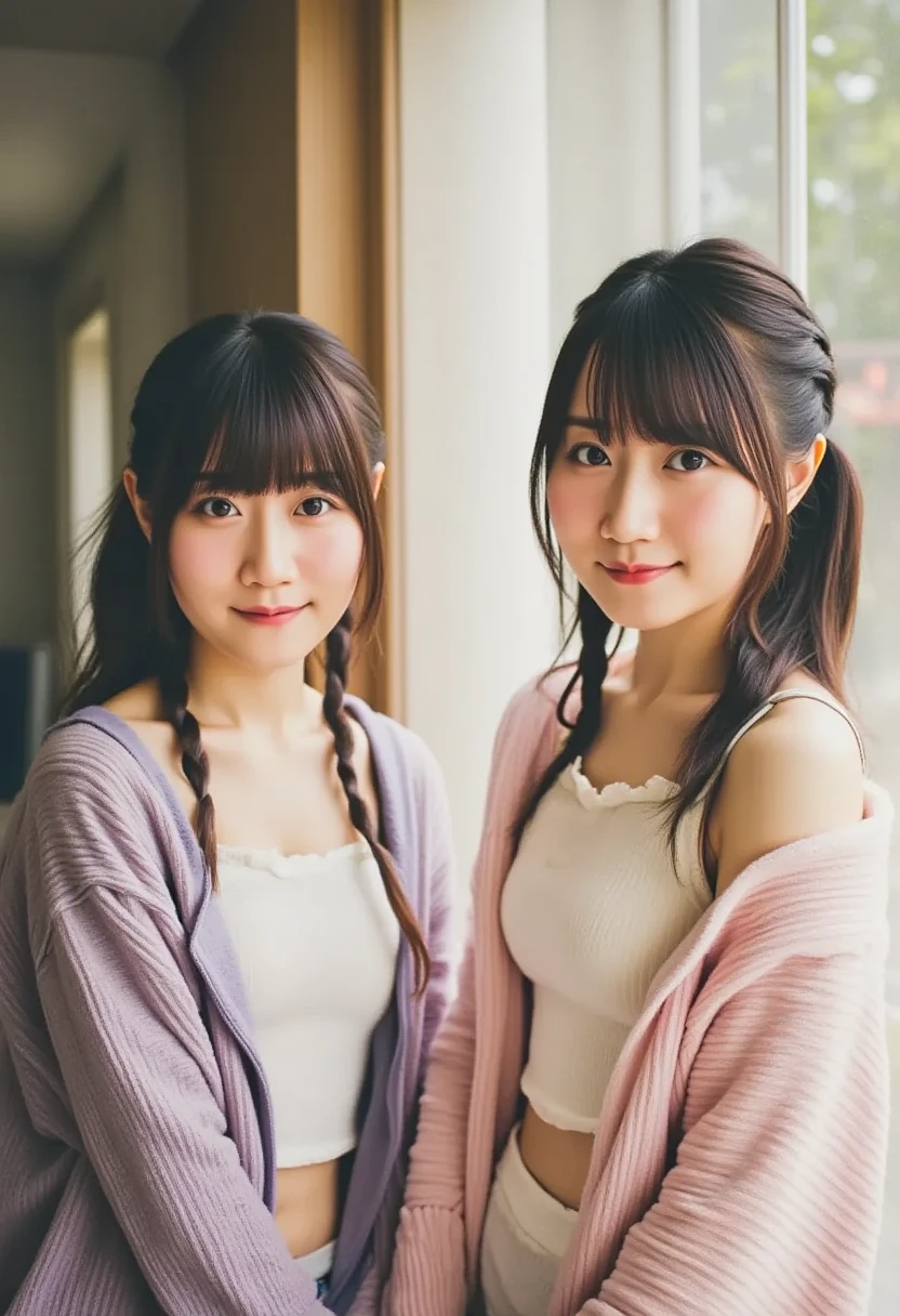 super highest quality、masterpiece、ultra high resolution、Depth of written boundary、(Photoreal:1.4)、(Award-winning photo、信じられないほどのmasterpiece:1.3) 、(perfect body shape)、detailed and complex、Digital single-lens reflex camera、(background person blur:1.1)、open your legs, raise your legs , (smile:0.7), (((lift up the skirt、自分でlift up the skirt))), sailor suit, long sleeve、(highly detailed skin), ((small breasts、Without swelling))