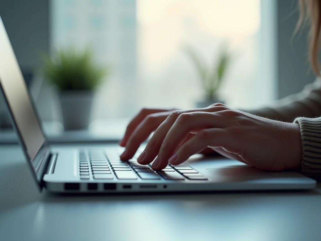 someone typing on a laptop with a cup of coffee and cell phone, working on a laptop at a desk, typing on laptop, computer aesthetic, by Romain brook, dark and moody aesthetic, dark setup, instagram photo, instagram post, by Sebastian Vrancx, with a laptop on his lap, moody setting, pexels, sleek hands, moody aesthetic