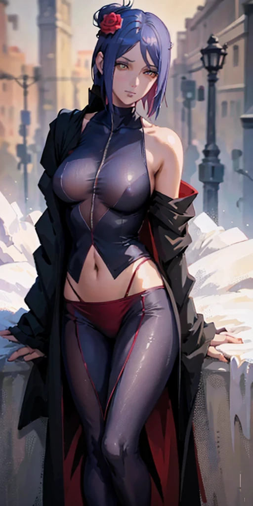1female，45 yers old，Married Woman，熟妇，plumw，extremely large bosom， 独奏，（Background with：ponds，Cherry blossom forest，lotus flower）Lie underwater， She has short pink hair，seen from the front，， mostly cloudy sky，（（（tmasterpiece），（Very detailed CG unity 8K wallpaper），best qualtiy，cinmatic lighting，detailed back ground，beatiful detailed eyes，Bright pupils，Black eyes，Snow-whiteskin，Redlip（Very fine and beautiful），（Beautiful and detailed eye description），ultra - detailed，tmasterpiece，））facing at camera，A high resolution，ultra - detailed），revealing breasts，Bare genitalia，  Bulge，legs are open，Raised sexy，Camel toes，Desire for dissatisfaction，frontage，（Wearing：Red cape，Officer hat，Bare ，Black jumpsuits）
