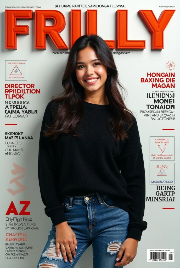 Create a film magazine cover design with the following details - SeaArt AI
