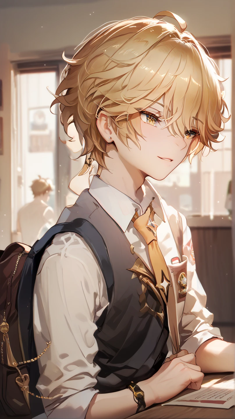 Aether, Indonesian high school uniform, boy-look